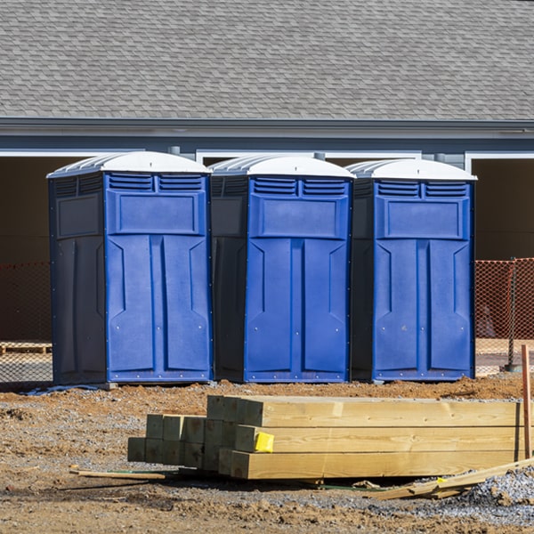 are there any restrictions on where i can place the porta potties during my rental period in Knollwood IL